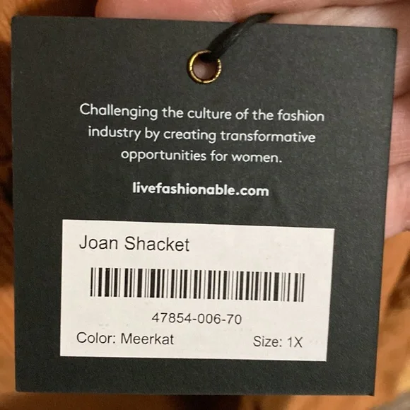 Able Joan Shacket in 1X - Picture 8 of 8